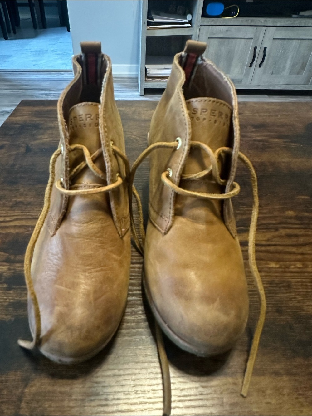 Sperry Men’s Tan/Brown Leather Chukka Boots